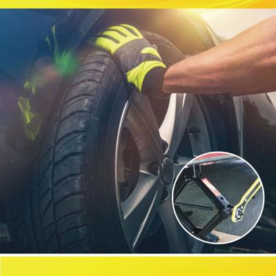 1Pc Heavy-Duty Steel Auto Jack Ratchet Wrench with Long Handle- Cross Style/One Style To Choose - 360° Forward & Reverse Knob, Labor-Saving Design