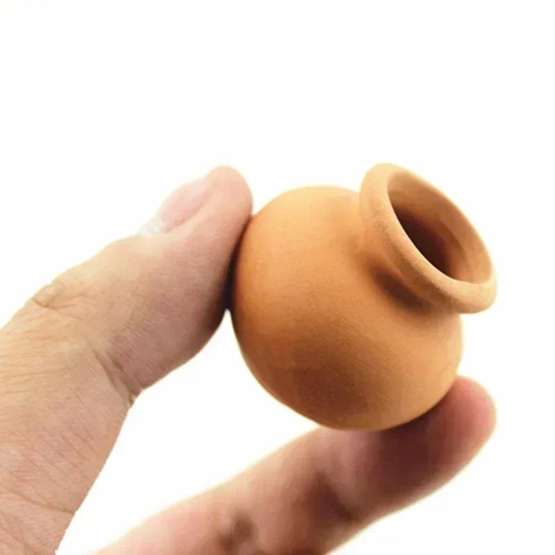 2 Pezzi Mini Vaso in Terracotta Argilla Ceramica Argilla Vaso per Piante Fioriere Vasi per Fiori Vasi per Nursery di Succulente Piante Artigianato Per Giardino