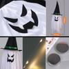 Halloween Decorations Flying Witch Hats Ghost Hanging LED Lights Bar Halloween Party Supplies Dress Up Glowing Wizard Ghost Lamp