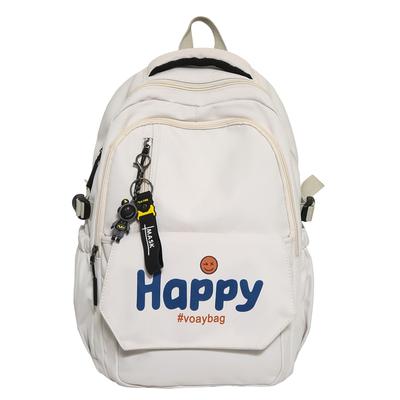 College-Stil Schultasche Männer Frauen Computer Reisetasche Große Kapazität Student Brief Druck Rucksack