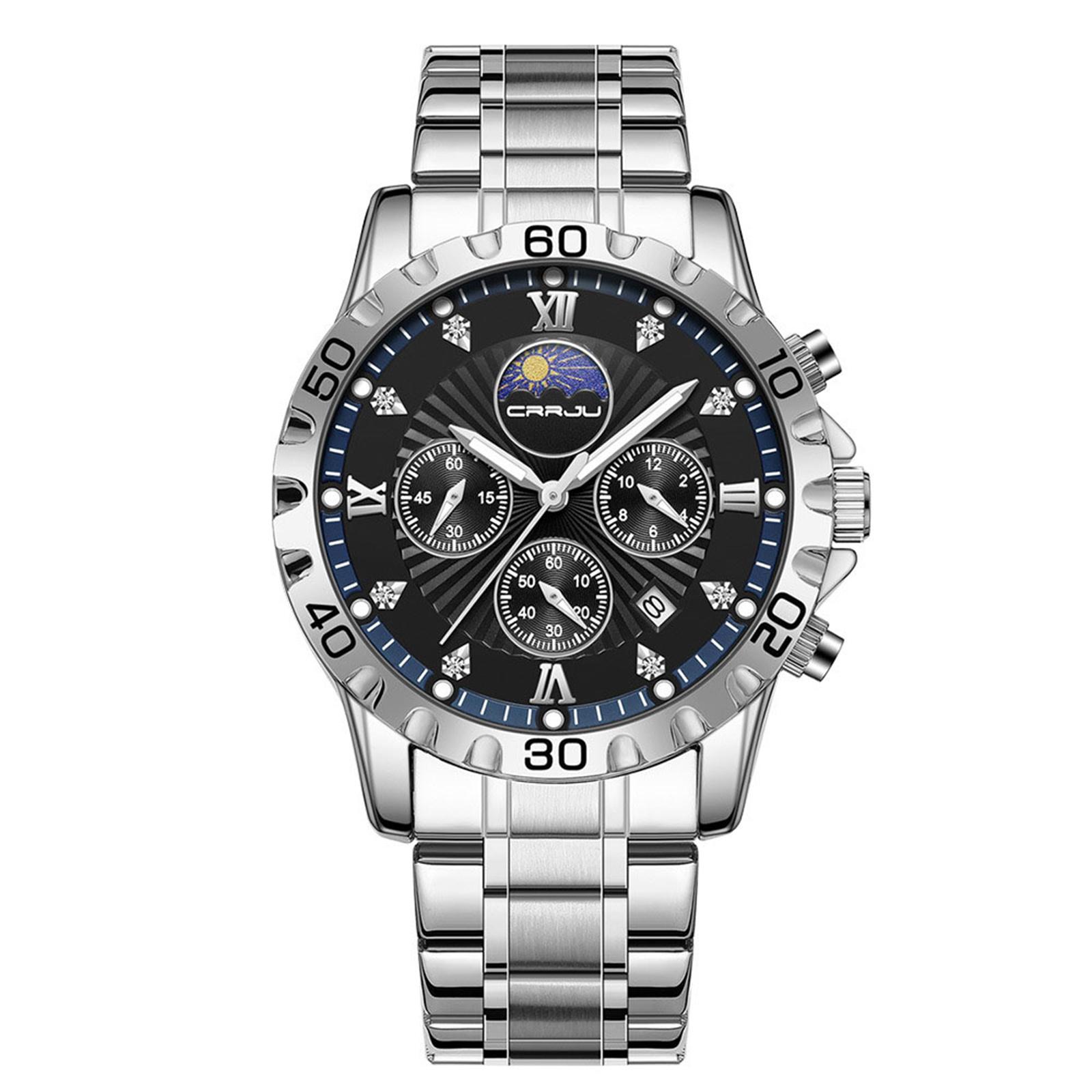 

Мужские водонепроницаемые светящиеся наручные часы-будильник для бега One Size