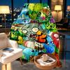Plants vs. Zombies Print Blanket - Soft & Comfortable, for Bedroom, Travel, Sofa, Home Decoration - Birthday Christmas Gift for Friend