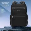 Men's Genuine Leather Lightweight Business Backpack - Large Capacity, High-End Traveler & Commuter Pack