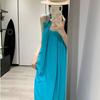 Seaside vacation dress women's summer French high-end feeling loose slim slim slim small suspender dress