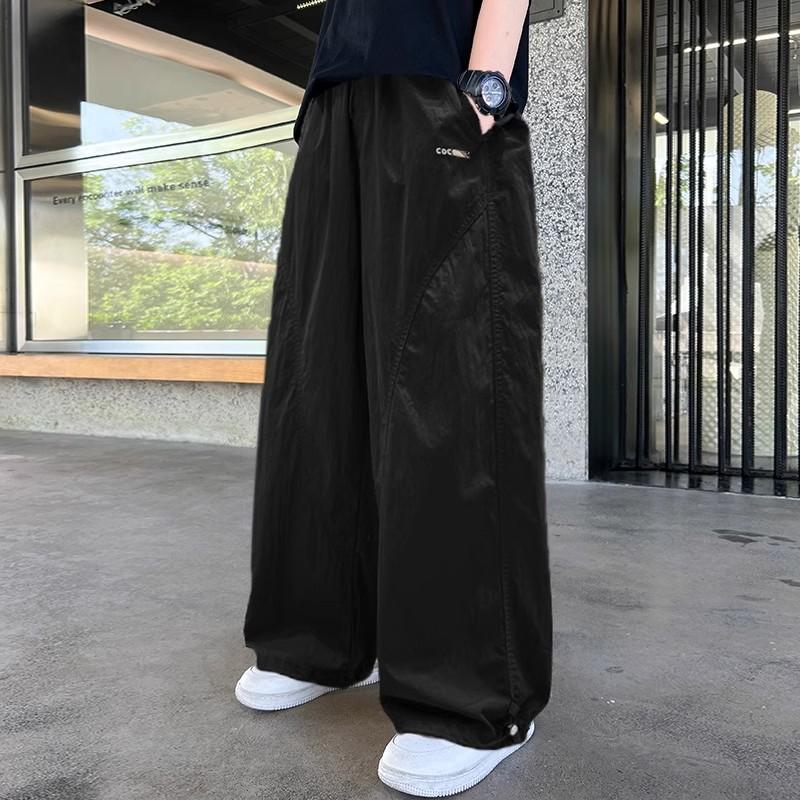 

Boys Spring and Autumn Sweatpants 2026 New Style Big Kids Autumn Casual Pants Children s Autumn Straight Pants Boys Pants 170 чорний