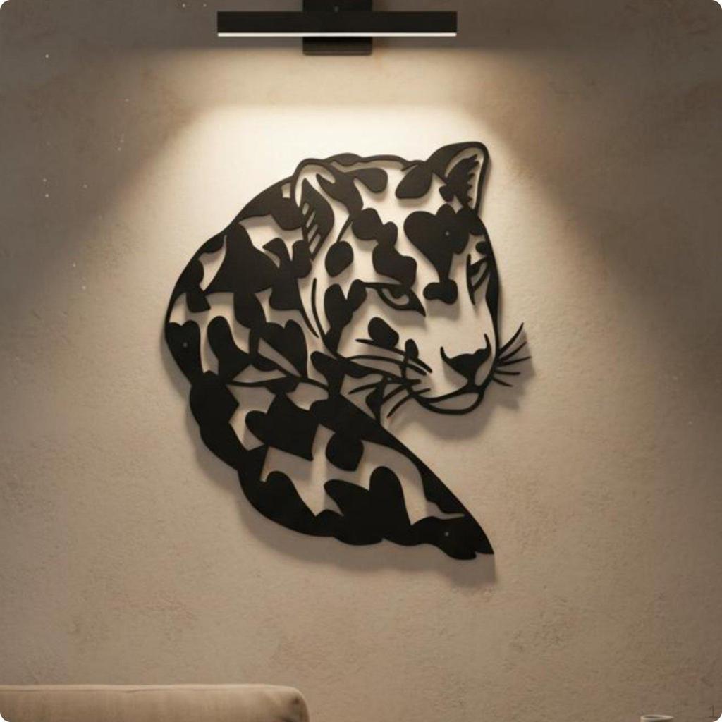animal Head Wall Hanging Decoration Creative Design Art Iron