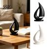 Duurzaam Zeilboot Beeldje Modern Beeld 3D Geprint Scheepsboot voor Minimalistische Sculptuur Woonkamer Salontafel Kantoor Plank Centerpiece