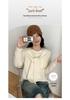 Women's 100% Wool Knit Cardigan Coat - Korean Style, Long Sleeve, Early Autumn Shawl