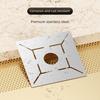 Multi-functional Stainless Steel Ruler Silver Tile Ruler Positioning Ruler  Home Improvement