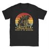 Minus One Vintage King Of Monsters T Shirt for Unisex Cotton TShirt Crewneck Godzilla Tees Short Sleeve Clothes Graphic Printed