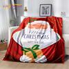 Merry Christmas Tree Santa Claus Kids Gift Cartoon Plush Blanket,Flannel Blanket Throw Blanket for Living Room Bedroom Bed Sofa