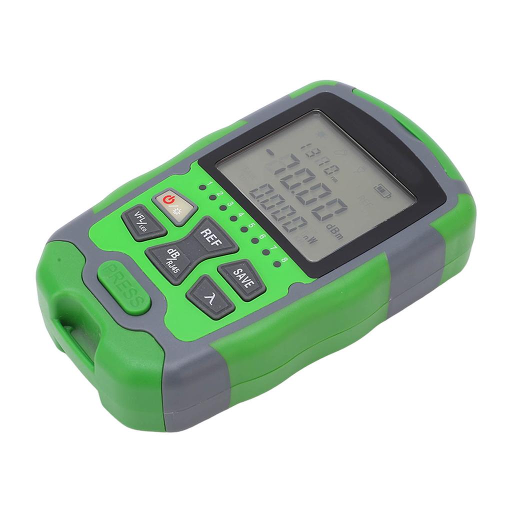 Optical Fiber Power Meter Optic Cable Tester ‑70 +10dbm Digital Display Rechargeable 20MW