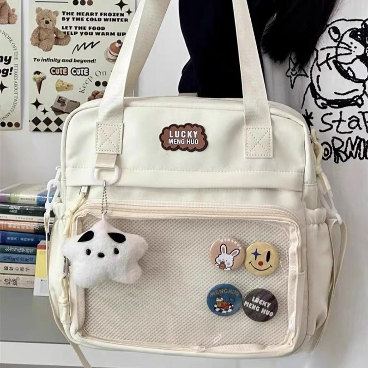 Yiran bag Grote Capaciteit Bar Pijn Tas Japanse Veelzijdige Hoge Waarde Enkele Schouder Crossbody Tas Single pack