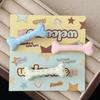 Summer Cream Bone Hair Clips Japanese Sweet High Beauty Teen Side Duckbill Pins Elegant Daily Stylish Hair Ornament Gentle Cute