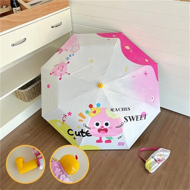 Little Red Boots/Red Nose Umbrella Folding Sunscreen Sunscreen Umbrella