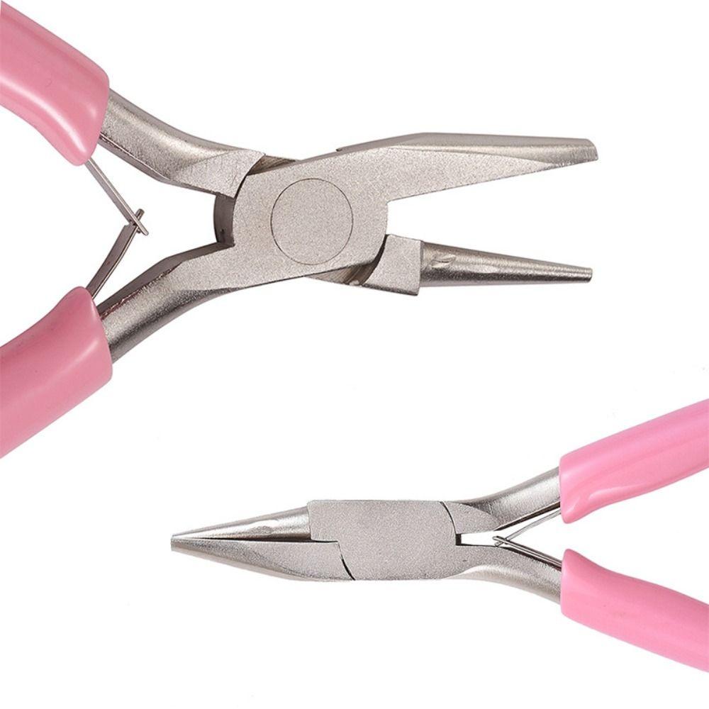 Mini Round Concave Pliers Portable Precision Jewelry Pliers Wire Looping Pliers Jewelry Making