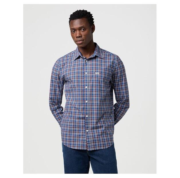 Рубашка Wrangler 1 PKT POPLIN SHIRT EU S