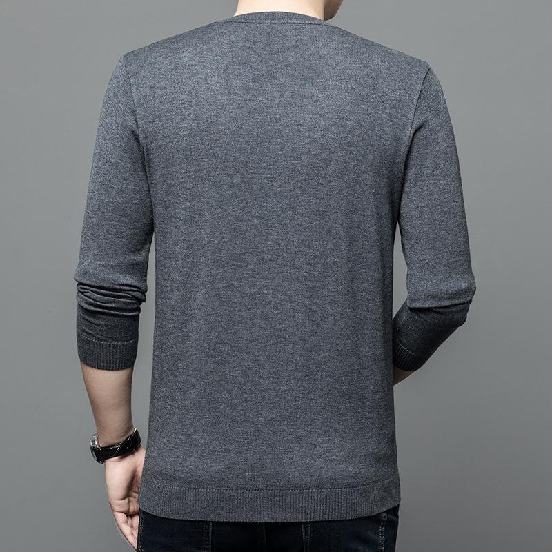 Men's Sweater Boys' High-end Boutique Men's Clothing Autumn Thread Clothes Men's Knitted Sweater