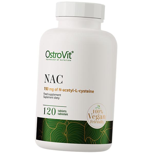 

Ацетилцистеїн, NAC VEGE, Ostrovit 120таб (70250014) 120tab