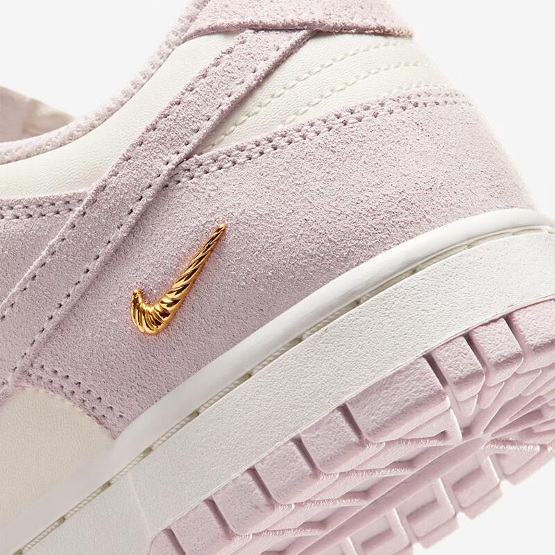 NIKE Women's Casual Skateboarding Shoes DUNK Sneakers IO4244-100 White Pink 37.5