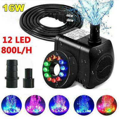 Pompă de apă submersibilă CUCU cu 12 lumini LED Fântână Iaz Grădină Rezervor de pește
