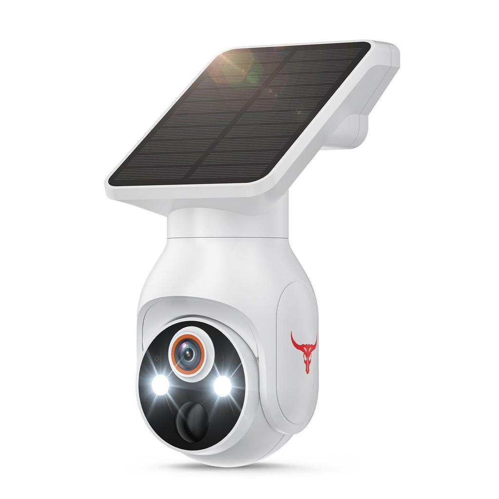 360-Degree Solar PTZ Wireless Battery Camera for Indoor/Outdoor Use