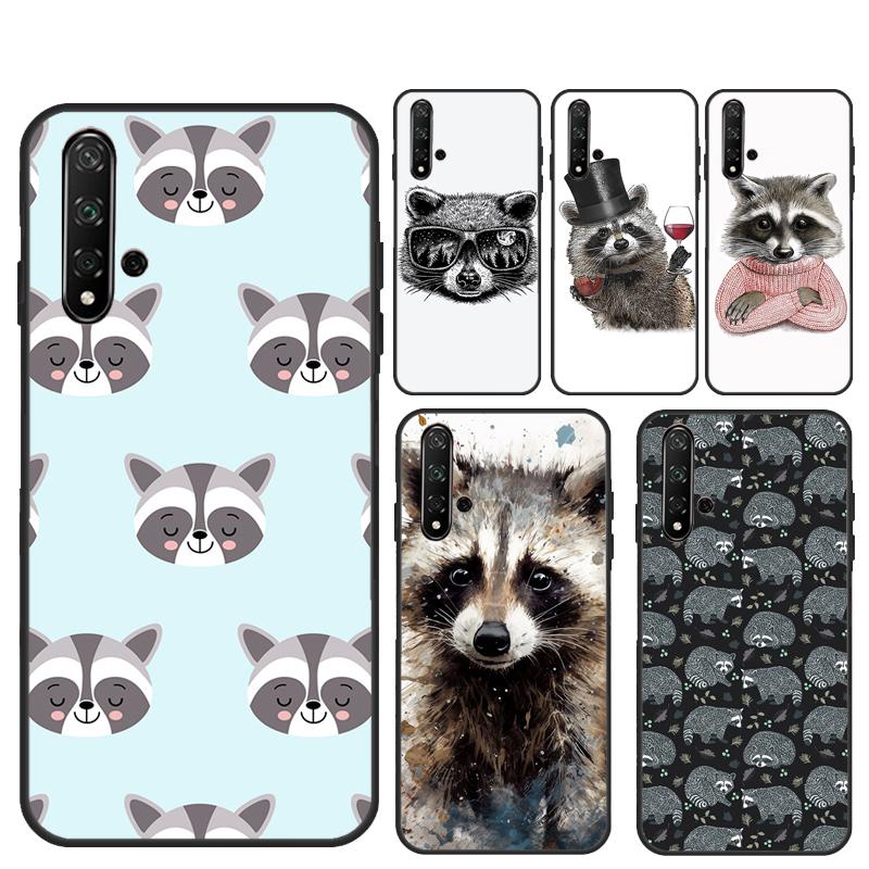 Raccoon Animal For Huawei Nova 12i 11i 8i 12s 9 10 SE Y91 Y90 Y60 Y70 Y72 Y61 P20 P40 P30 Lite P60 Pro Case