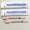 Sterile Veterinary Insulin Syringe Pink 1ml, 100PCS/BOX, 30G 8mm 31G Needle 8mm, Clear Scale Portable Livestock Farm Injection