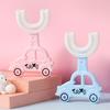 Children Toothbrush Creative Shape Labor-saving TPE U-shaped Toddler Whitening Cleaning Toothbrush for Home