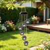 Solar Cat Paw Color Changing Wind Chime Light With Led For Garden Outdoor Decor