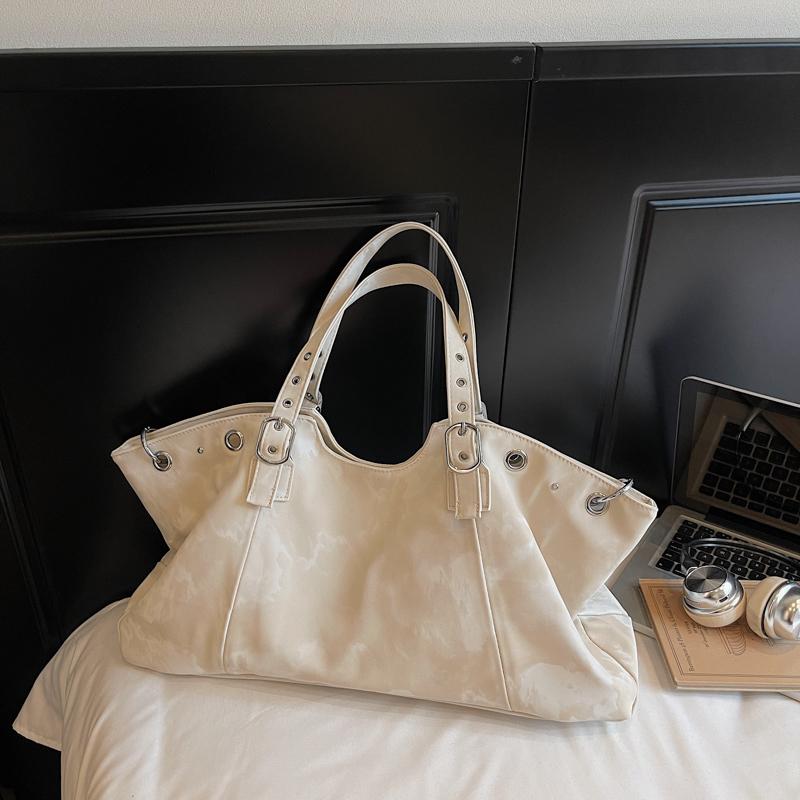 Oversized Vintage Fashion Shoulder Bags For Women Faux Suede Large Capacity Shopper Tote Bag Autumn Luxury Designer Handbag