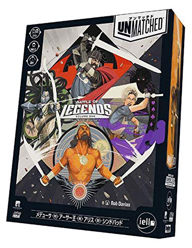 HobbyJapan Unmatched Battle of Legends Vol.1 Japanese Edition Board Game For 2-4 Players 30 Minutes Ages 9 and Up