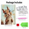 Pearl Painting Kit DIY Cute Squirrel Animal Wall Art Home Decoration Painting