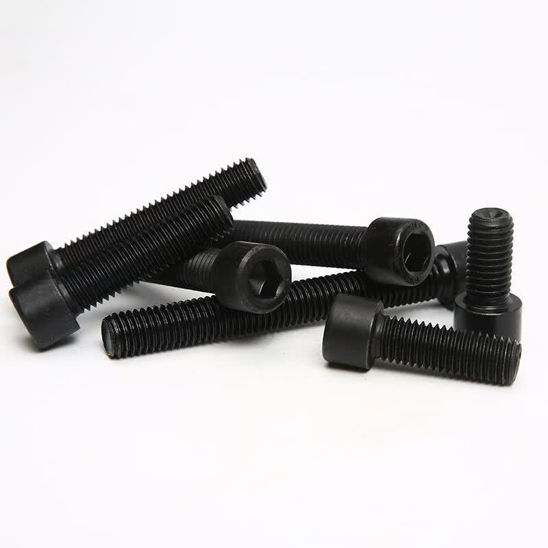 Junshengtianhong M12x90 Grade 8.8 Blackened Hex Socket Half-Thread Screws