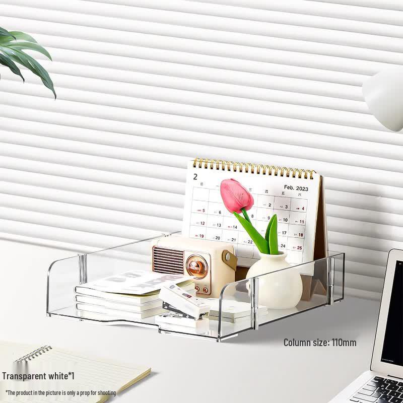 Clear Acrylic Desktop File Organizer