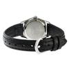 Casio Standard Women's Quartz Analog Wristwatch LTP-1094E-1A Brass Leather Black Silver Gift
