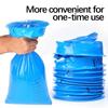 Disposable Car Cleaning Bags Portable Snap Ring Vomit Bag Pregnant Emergency Vomit Cleaning Bag Car Garbage Storage Bag 1000ML