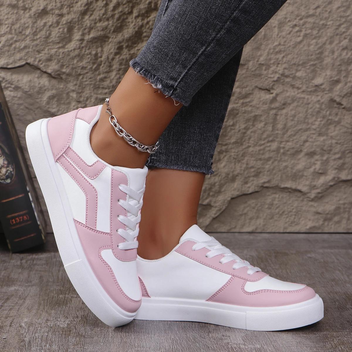 

Fashion Fashion Women Sneakers Casual Lightweight Outdoor Sneakers Women New Spring Autumn Loafers Platform Walking Flat Shoes Women 36 розовый