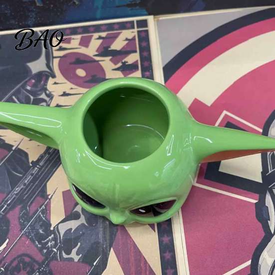 Decorative Beverage Container 3D Cartoon Ceramic Water Cup, Cute Relief Coffee Mug, Mug Unique Desktop Decoration for Hot And Cold Drinks Large