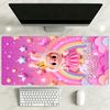 Labubu Customizable Name Mouse Pad Office Mouse Mats Desktop Mouse Pad Non-Slip Rubber Bottom Office Desk Accessory