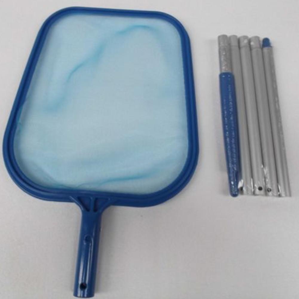 Leaf Rake Mesh Frame Net Summer Pool Skimmer Cleaner Pond Skimmer Net Swimming Pool Spa Leaf Removal Clean Tools