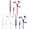 Metal Zipper Earphones With Microphone For Mobile Phone Listening And Call Control