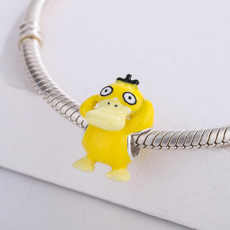 MINISO New copper Dopamine Cute Cartoon Doll Talisman Charm Bead Compatible With for Authentic Bracelets Do It Yourself BoysGirls Boutique Jewellery