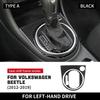 Echte Weiche Kohlefaser Für Volkswagen Käfer 2012 2013 2014 2015 2016 2017 2018 2019 Auto Schalthebel Panel Aufkleber Zubehör