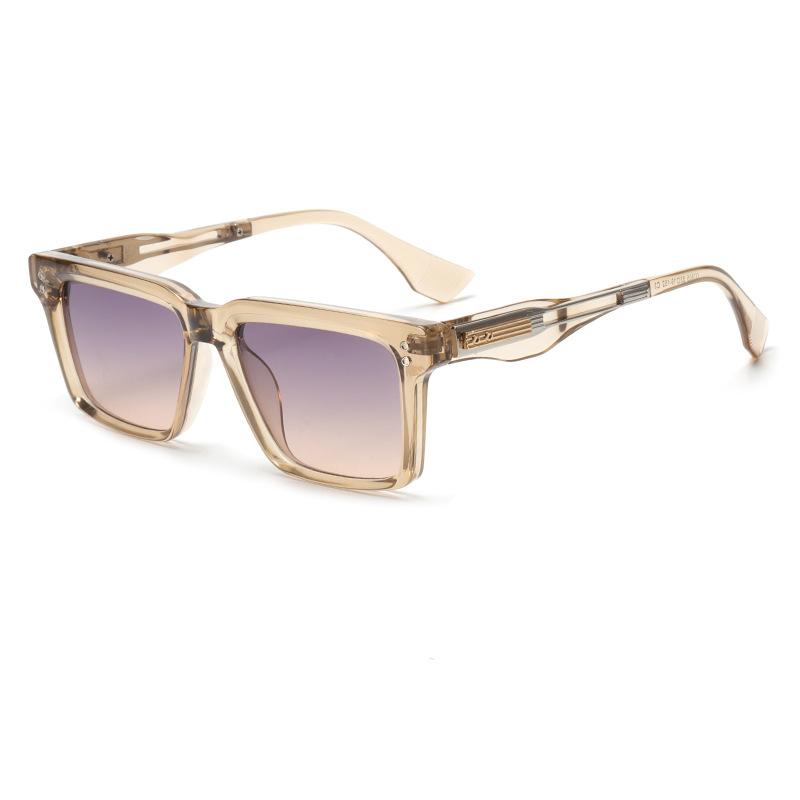European and American trends box anti-ultraviolet sunglasses female Internet celebrities personalized street shot anti-blue glasses