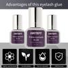 Long-lasting, Non-Irritating Eyelash Extension Glue - Quick-Drying & Gentle Adhesive for Salon Use