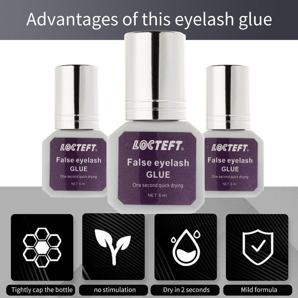 Long-lasting, Non-Irritating Eyelash Extension Glue - Quick-Drying & Gentle Adhesive for Salon Use