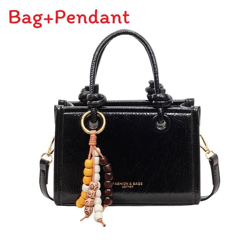 Urban Style Pu Small Crossbody Bag With Stitching Details For Casual Outings