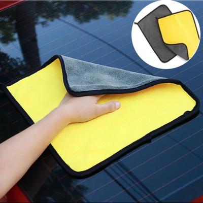3 Stück Mikrofaser Auto Reinigungstuch, 11,8"x15,74" Auto Aufbereitung Super Saugfähiges Tuch Weiche Randlose Trockentücher Auto Zubehör