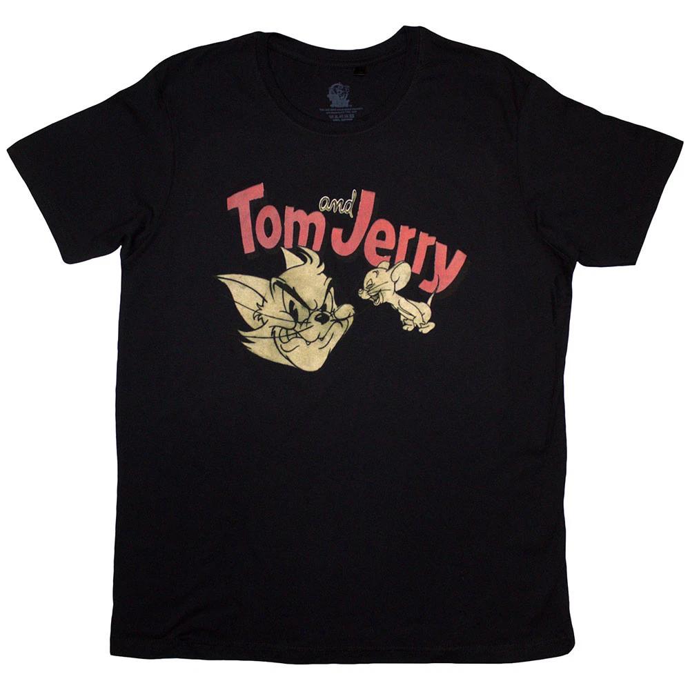 Tom & Jerry Retro Official Mens Unisex T-Shirt 3XL